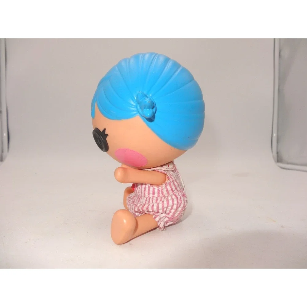 Lalaloopsy‎ Littles Patient Stumbles Bumps N Bruises Doll Blue Hair Pink Stripes